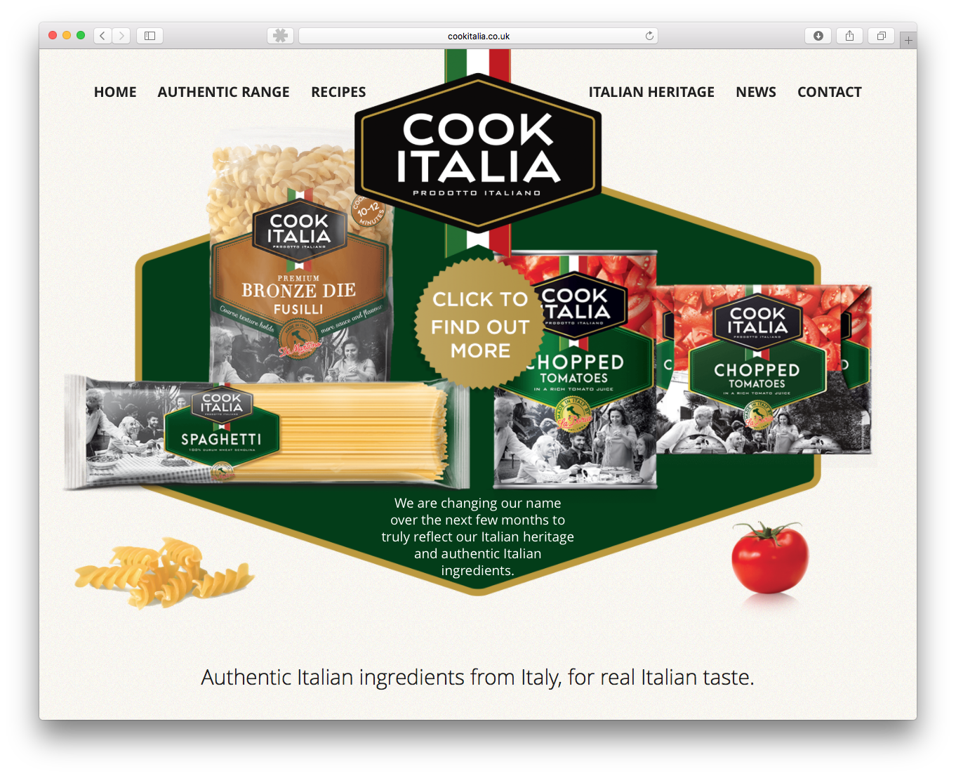 Cook Italia Website